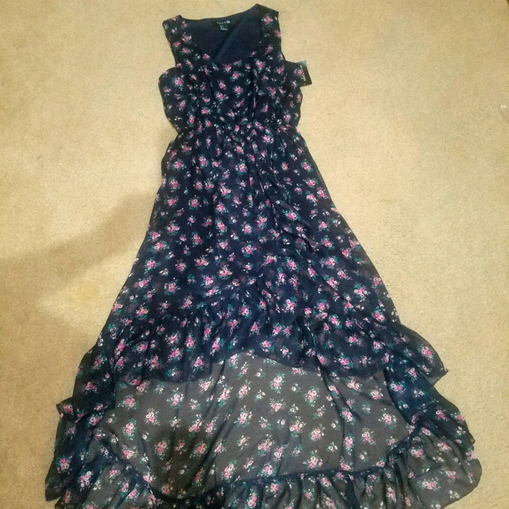 🛑Navy High Low Dress